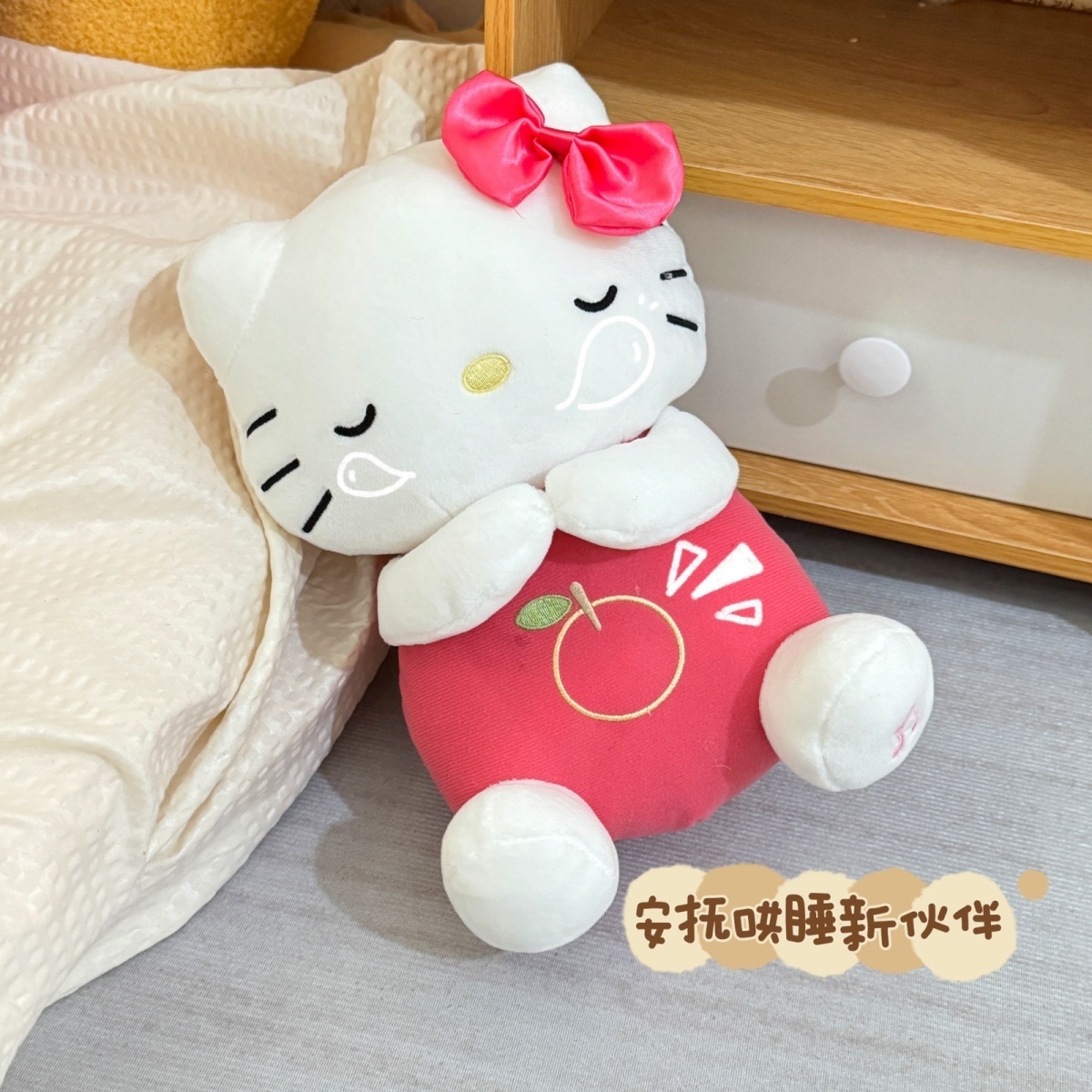 会呼吸的hellokitty猫音乐安抚玩偶毛绒公仔凯蒂孩子女友生日礼物 - 图2