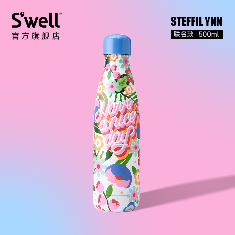 Swell保温杯2025新款便携大容量水杯高颜值男女生高端联名吸管杯 - 图3