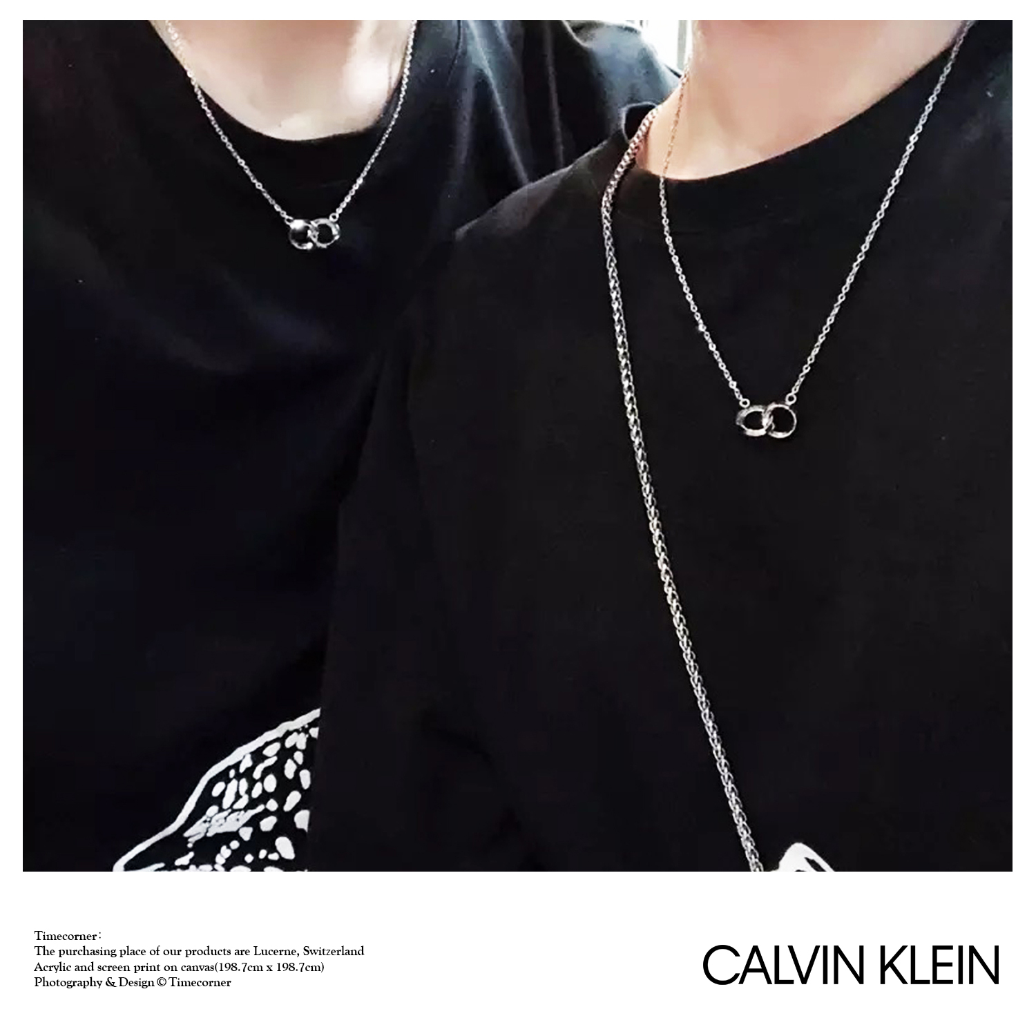 NECKLACE- 2017 CALVIN KLEIN BEAUTY KJ4NPN2001- CK情侣项链-图1