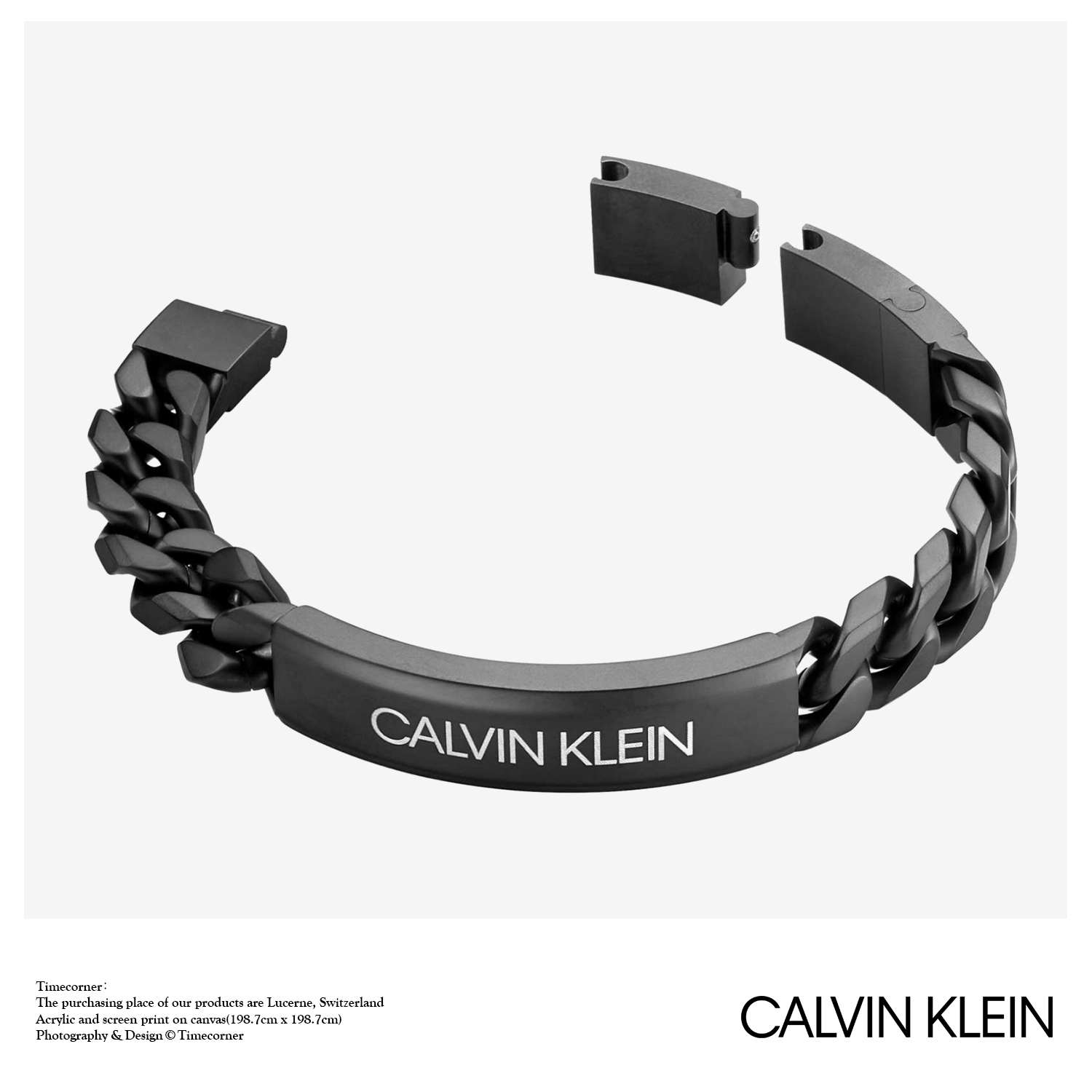 BRACELET- 2020 CALVIN KLEIN VALOROUS KJBHMB0001- CK手链-图3