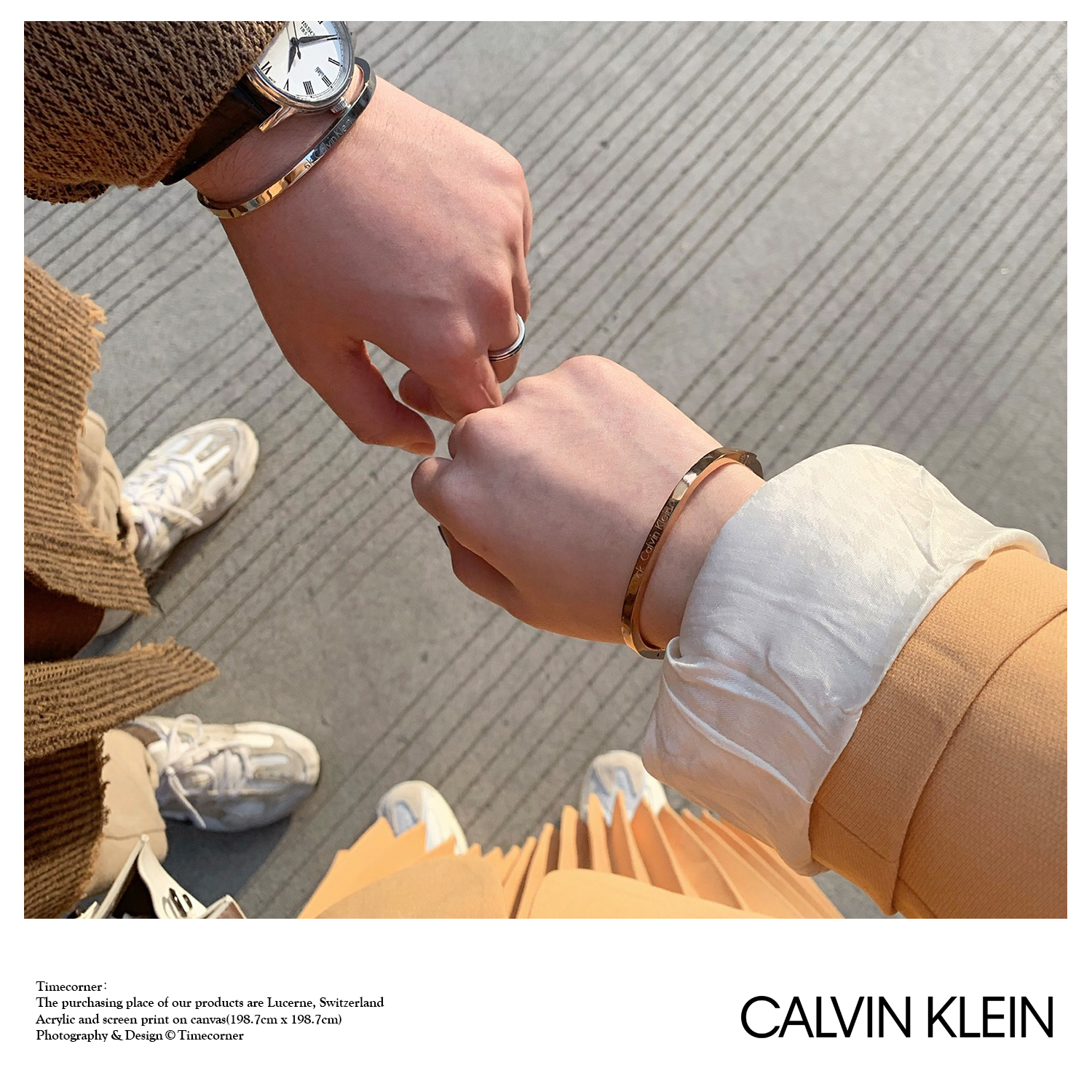 BANGLE - 2017 CALVIN KLEIN HOOK KJ06MD0001 - CK情侣窄版手镯