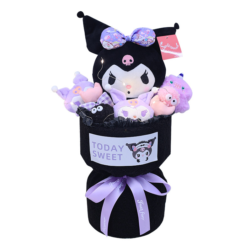 创意玩偶花束可爱库洛兔娃娃公仔成品生日送小朋友女孩子闺蜜惊喜