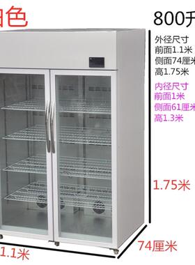 60度商用熟食恒温柜早餐粥饮料牛奶加热箱外卖便当盒饭保温柜大型