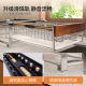 Kitchen stainless steel dish storage rack