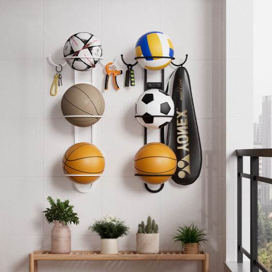 Xingxin home basketball storage rack wall hanging no punching