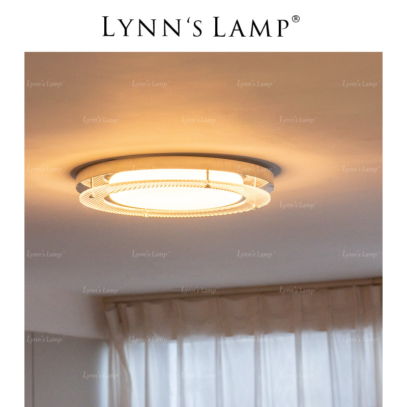Lynn's立意 中古风卧室吸顶灯 包豪斯书房2025新款全光谱房间灯,淘宝优惠券,粉丝福利购,淘宝优惠卷