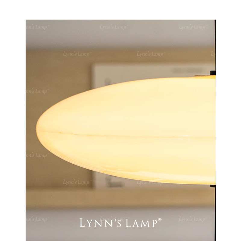 Lynn's立意 北欧飞碟白色吊灯 设计师极简餐厅吧台圆餐桌卧室ufo,淘宝优惠券,粉丝福利购,淘宝优惠卷