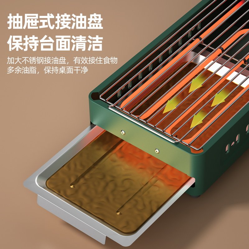 长虹家用电烤盘烤串多功能电烧烤炉 长虹思彤烤串机/电烤炉
