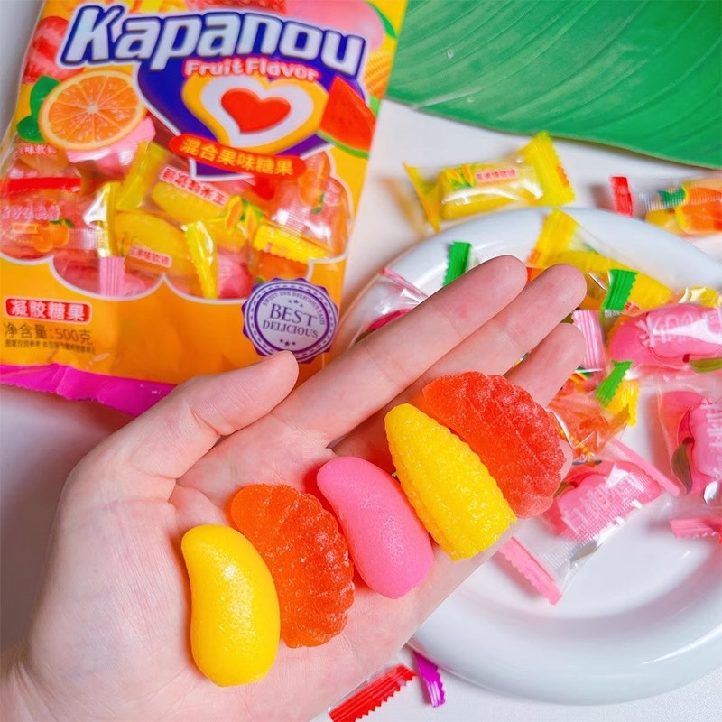 混合水果味软糖喜糖玉米橘子芒果西瓜白桃味儿童零食独立包装年货,淘宝优惠券,粉丝福利购,淘宝优惠卷