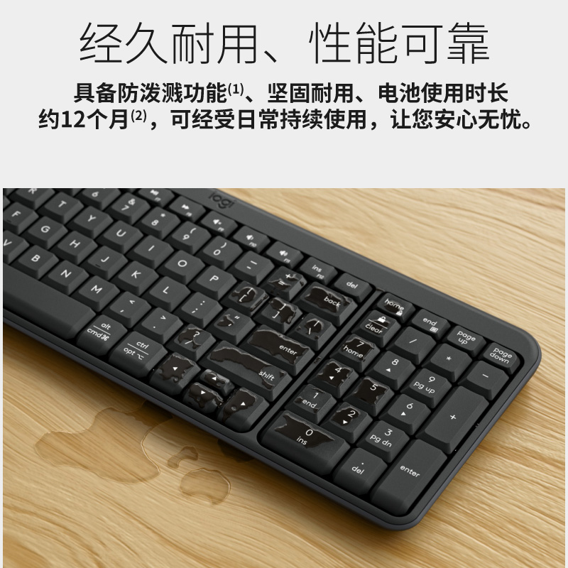 Logitech MK251 Wireless Bluetooth Keyboard and Mouse Set K251 Keyboard M196 Mouse Laptop General Office