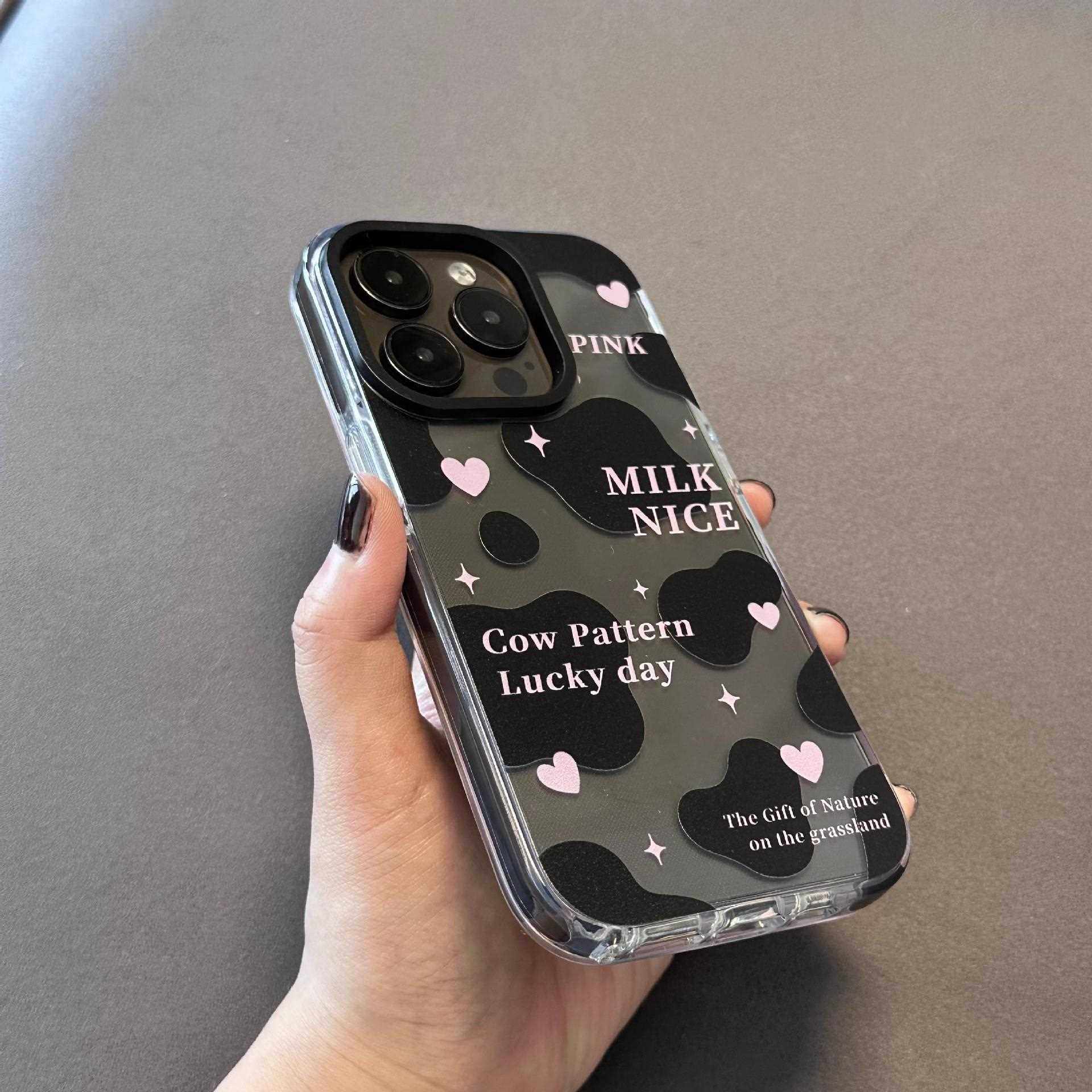 奶牛爱心星星适用苹果15promax手机壳13高级12创意11防摔14软xr黑新款适用于苹果17promax手机壳iphone16巨好,淘宝优惠券,粉丝福利购,淘宝优惠卷