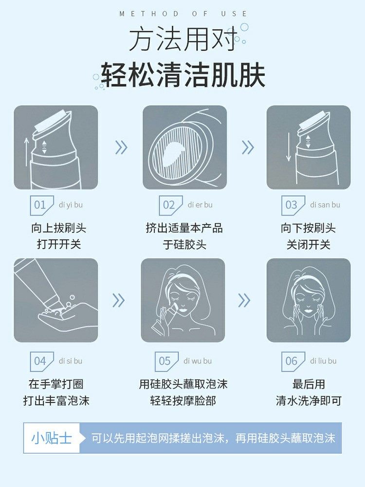 屈臣氏氨基酸深层清洁收缩毛孔男女 森迪迦尔洁面