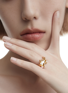 KLINKLIN爱心可调节开口戒