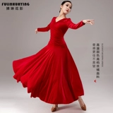 Bulin Flower Shadow Modern Dance Skirt Импортная корейская бархатная танце