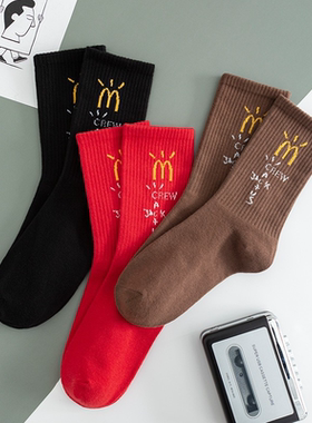 Men's Sports Socks Cotton Streetwear Cactus Jack Sock For Wo