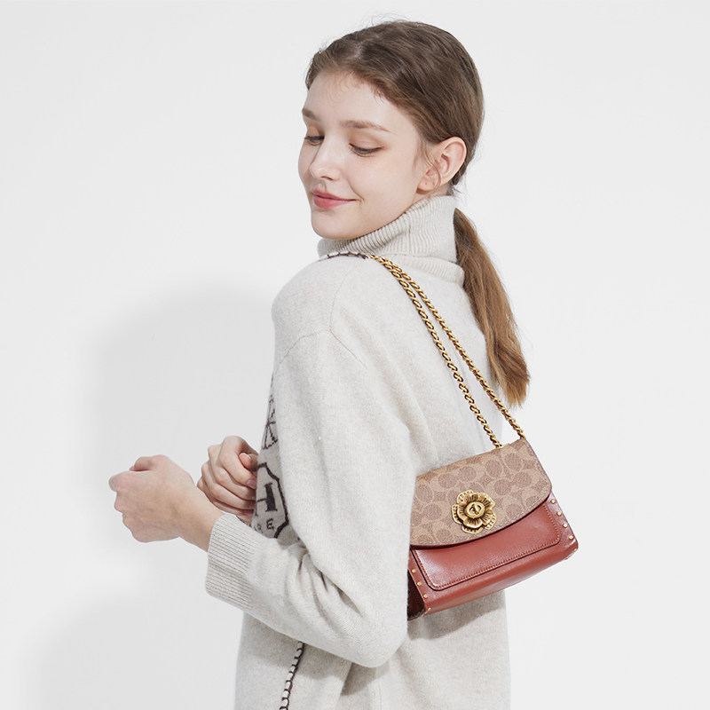 coach /蔻驰官方奥莱款迷你斜挎包 COACH海外女士包袋