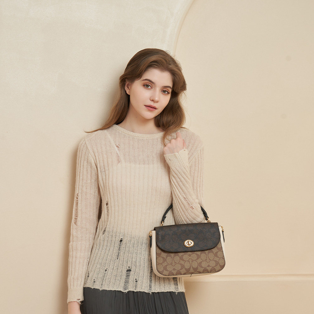 coach /蔻驰官方奥莱款小号邮差包 COACH海外女士包袋