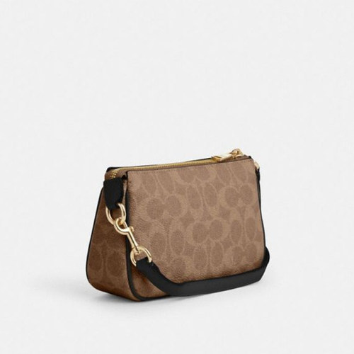 COACH/蔻驰官方 奥莱款Nolita 19女单肩手提包腋下包麻将包CW426 - 图1