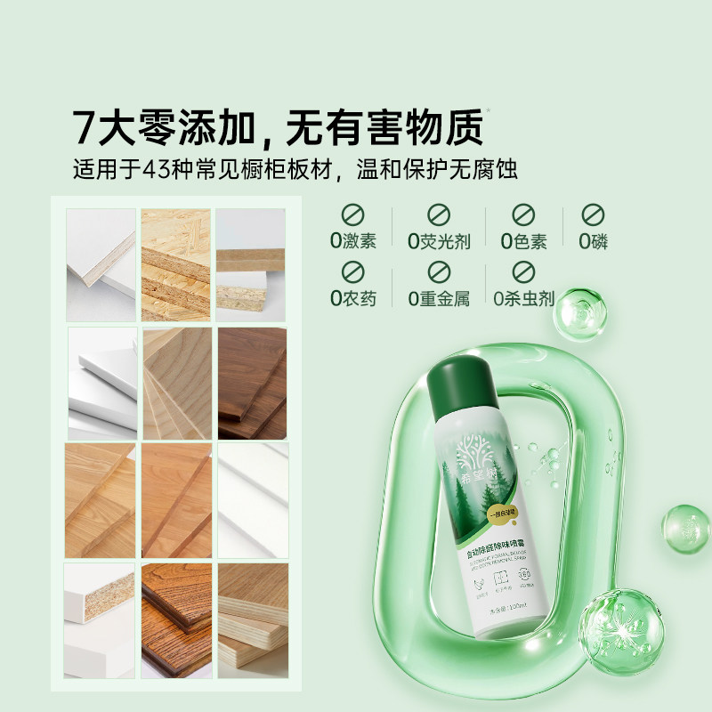 希望树自动除醛除味光触媒喷雾家用急速柜子除醛喷雾去异味神器,淘宝优惠券,粉丝福利购,淘宝优惠卷