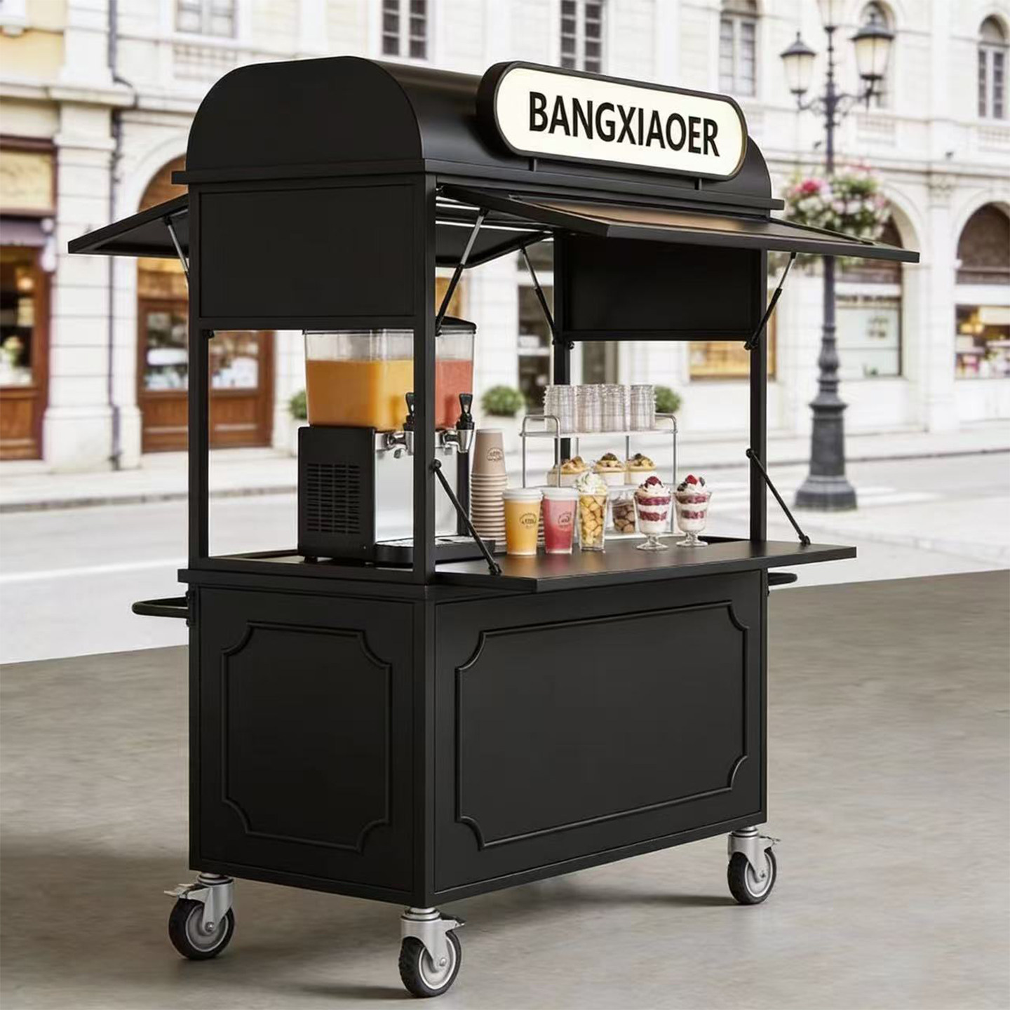 可移动创业摆摊小推车餐车商用户外摆摊餐车多功能夜市手推小吃车,淘宝优惠券,粉丝福利购,淘宝优惠卷