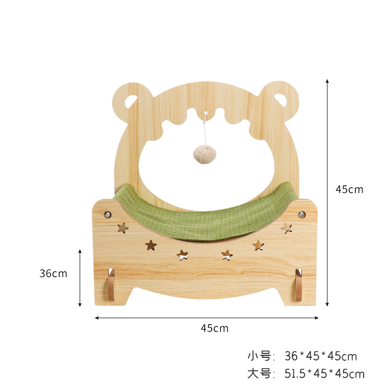猫床四季通用猫吊床悬挂式猫窝秋千猫床公主床宠物够用品猫咪吊床-图3