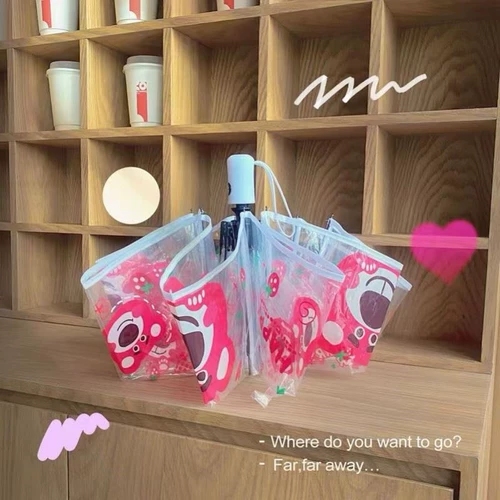 Hello Kitty, мультяшный автоматический зонтик, полностью автоматический, популярно в интернете