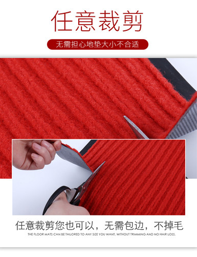 酒店门口地垫进门门垫蹭脚垫过道吸水垫商用地毯室外防滑垫大面积 - 图1