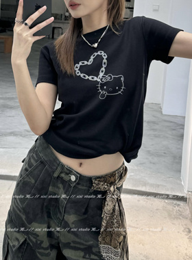 潮酷豹纹系腰丝巾辣妹街舞腰带