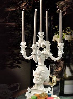 seletti三不猴创意装饰摆件烛台