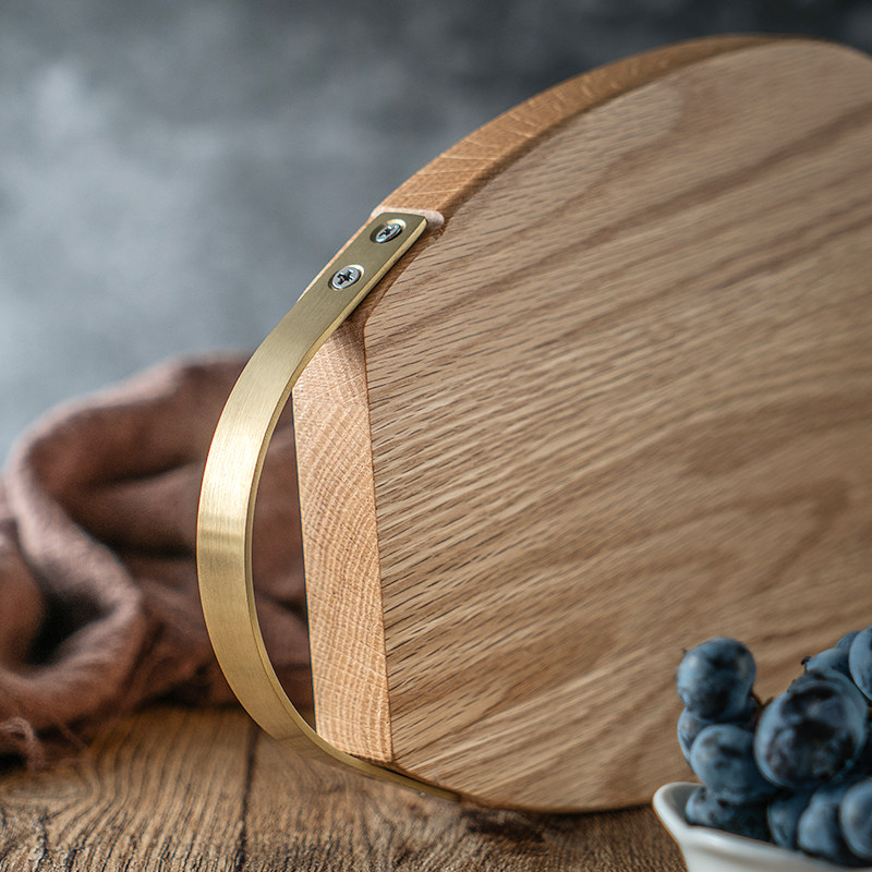 Bill.F实木托盘水滴板牛排西餐盘家用客厅茶几水果盘子轻奢水果盘,淘宝优惠券,粉丝福利购,淘宝优惠卷