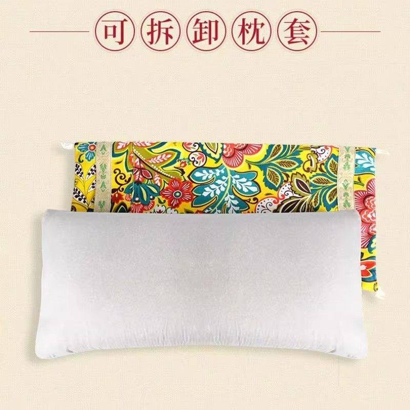 锦萓商行柏籽壳花草枕头可调节睡眠枕草本柏子壳家用宫廷风护a19,淘宝优惠券,粉丝福利购,淘宝优惠卷
