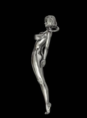 尼尔机械纪元2B真人版性感机械姬高精细制作手工项链 吊坠礼物