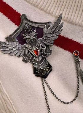 璀夜华宴系列迪卢克徽章达达利亚开口戒指耳钉可调节款周边戒温迪