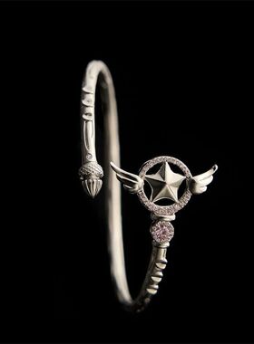 魔卡少女樱百变小樱星星手镯动漫周边二次元小众开口手环生日礼物