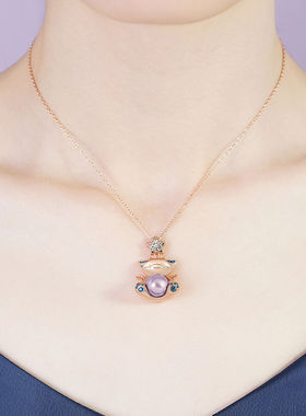 【王者荣耀】江河有灵阿古朵周年庆项链周边二次元饰品小众ins