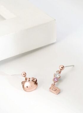 Small Gift for U 系列-Hello Kitty 凯蒂猫耳环生日礼物送女友