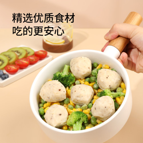 【24袋】吉野物语鸡肉丸即食低脂卡健身代餐解馋零食鸡肉食品丸子 - 图2