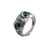 Click rate source factory store owl ring men's light luxury retro style ring fashion domineering open finger a8