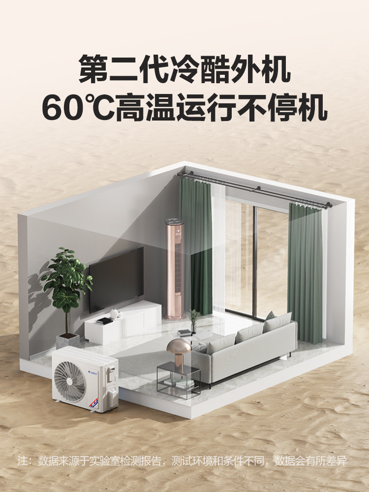 云铂格力3p匹新1一级空调柜机 格力董明珠店空调