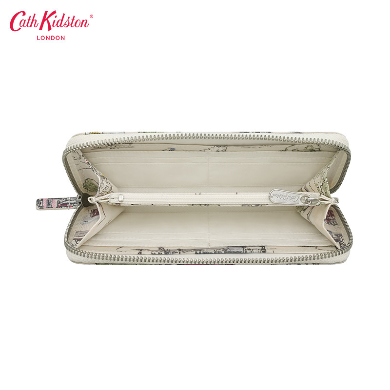 cath kidston手绘手拿拉链女零钱包 CathKidston海外钱包
