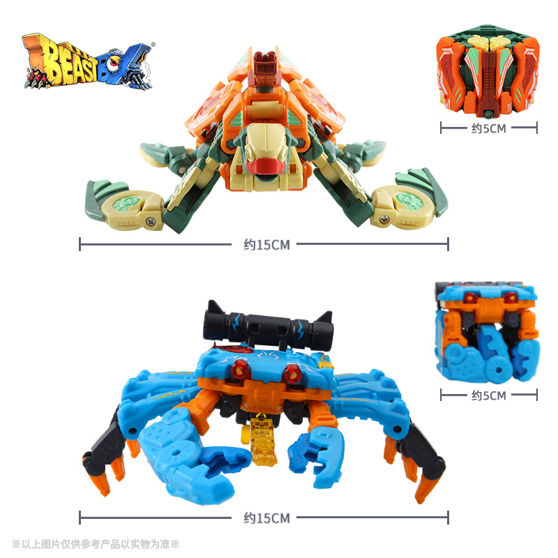 【BEASTBOX】猛兽匣系列长隆款第二弹 潮流变形拼装模型机甲 - 图1