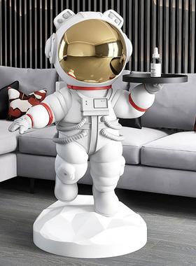 大型宇航员客厅落地灯摆件家居饰品电视柜旁太空人轻奢