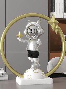 星际宇航员桌面摆件电视柜酒柜装饰品树脂工艺品乔迁送礼伴手礼