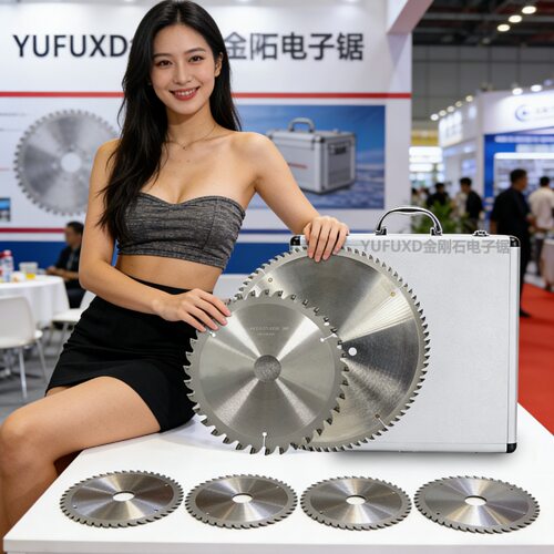 金刚石pcd锯片铝材木工推台锯精密裁板锯切割PCD圆盘锯片12寸10寸 - 图2