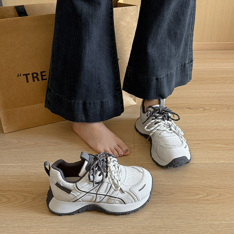 小蛮腰女鞋2025新款老爹鞋厚底增高显脚小休闲运动鞋加绒保暖棉鞋,淘宝优惠券,粉丝福利购,淘宝优惠卷