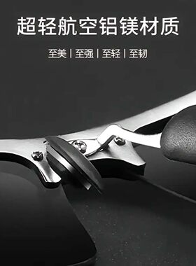 点击率德国精工墨镜2026行者感光变色太阳镜日夜黑框高清偏光眼a6