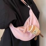 Вместительная и большая сумка на одно плечо, весенняя универсальная нейлоновая сумка через плечо для отдыха