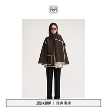 TOTEME Womens Dress Chocolate Mixed Merald Wool Blend Flow Su Scarlet Jacket Jacket