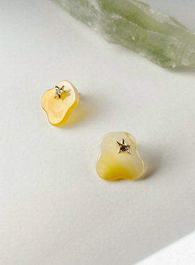 小众玛瑙独立设计师风耳环