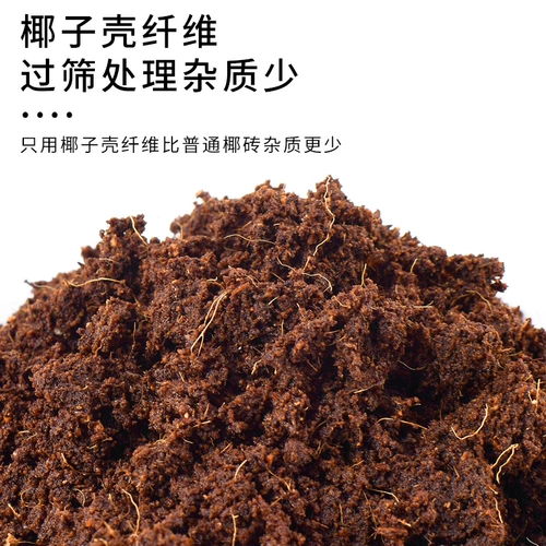 V Кокосовый кирпичный пищевой кокосовый отруби, кокосовая раковина, цветок, многоадаленные звень